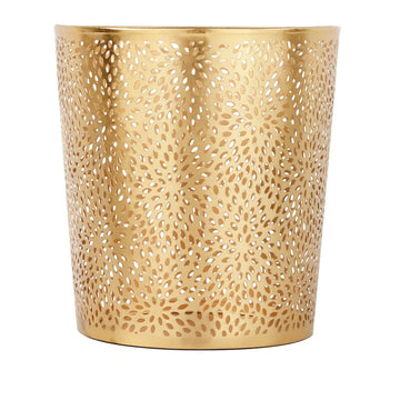 Berttry Modern Perforated Design Round Waste Basket